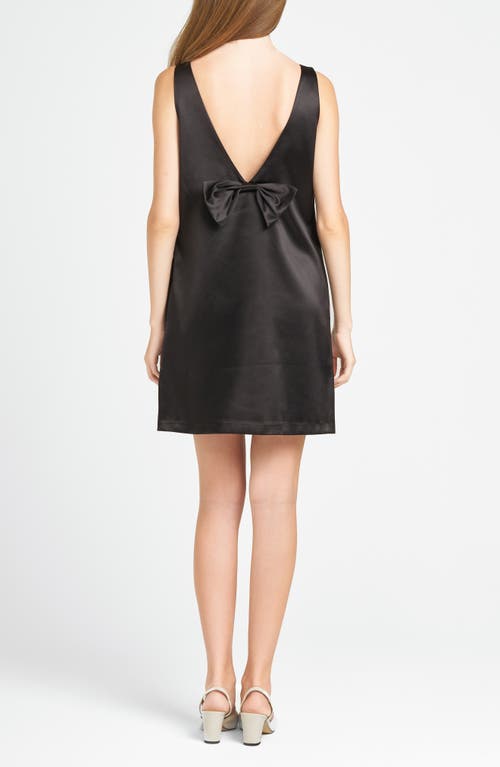 Shop Wayf X Chérie Madeleine Brigitte Minidress In Black