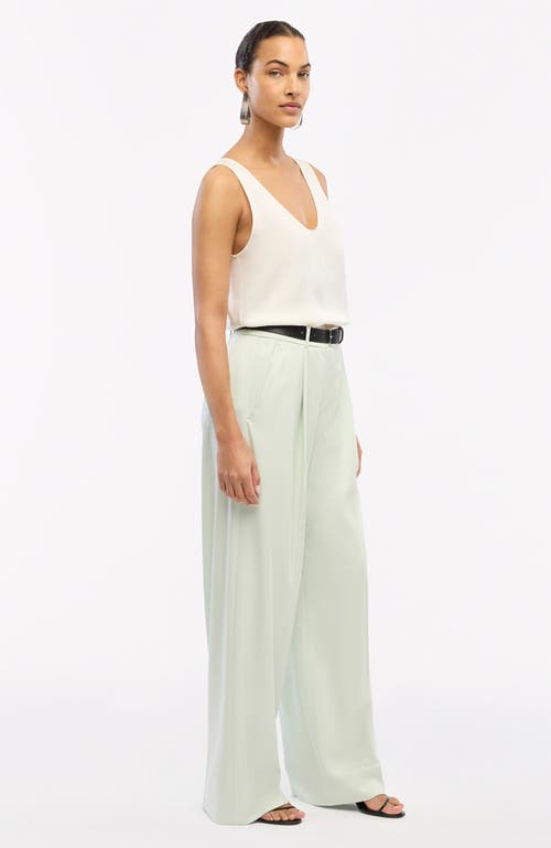 Another Tomorrow Relaxed Wide Leg Pant In Julep