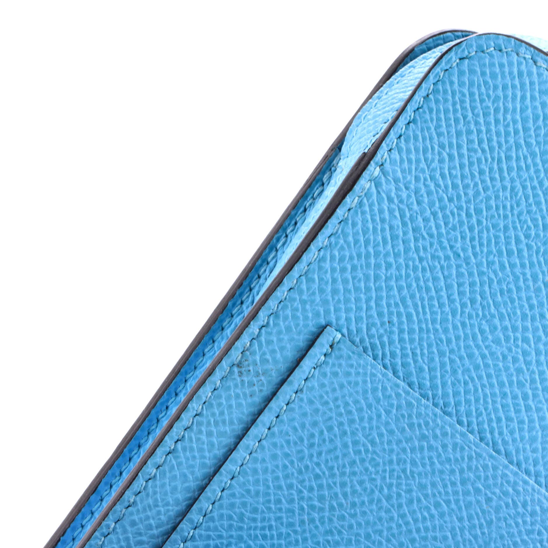 Pre-Owned Hermes Hermesway Phone Case Crossbody Bag Epsom, Alternate, color, Celeste