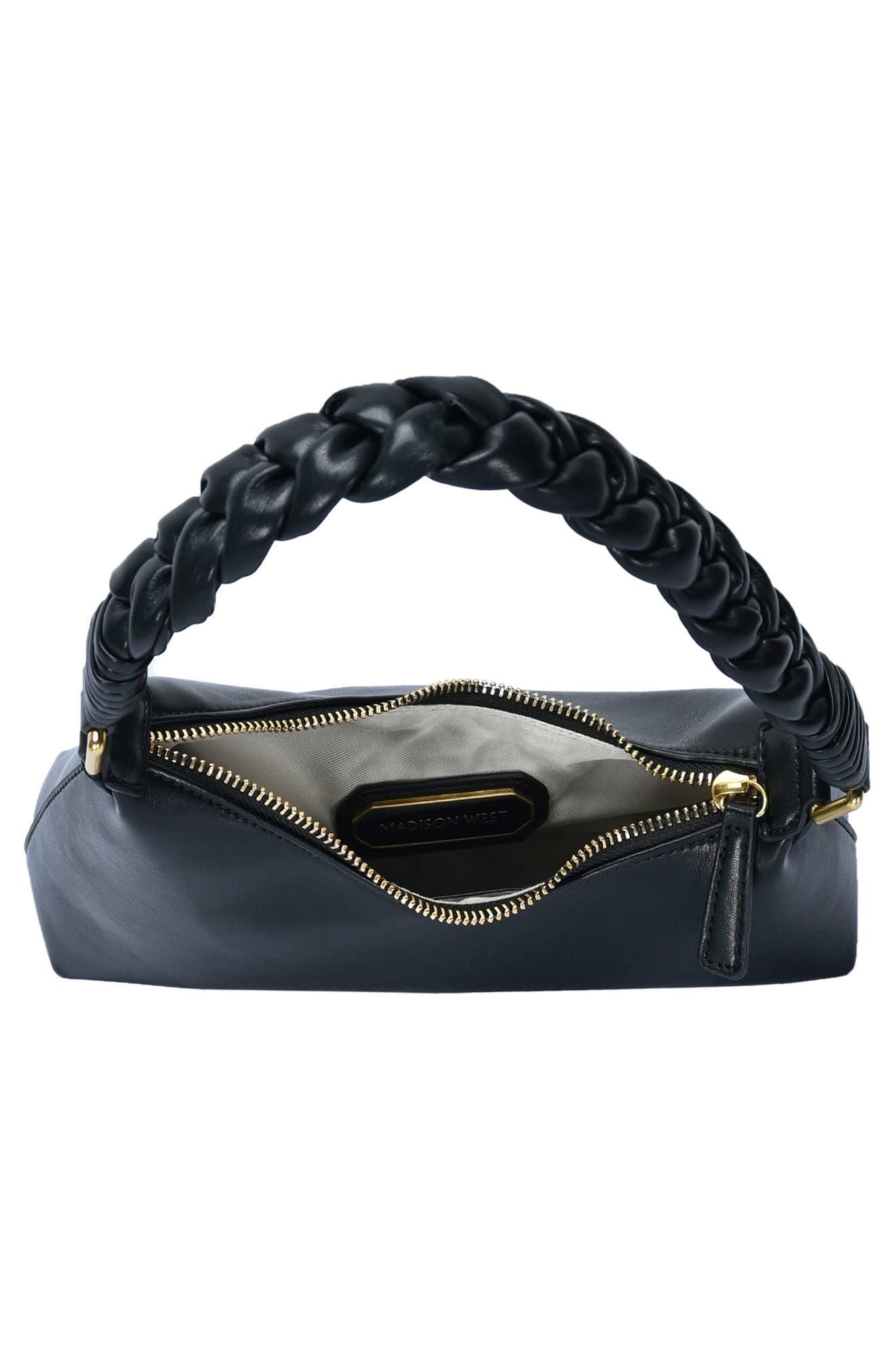 Madison West Braid Handle Asymmetric Shoulder Bag, Alternate, color, 