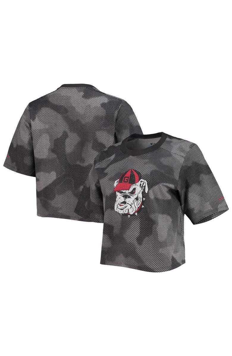 Columbia Women's Columbia Gray/Black Georgia Bulldogs Park Camo Boxy T-Shirt, Main, color, 