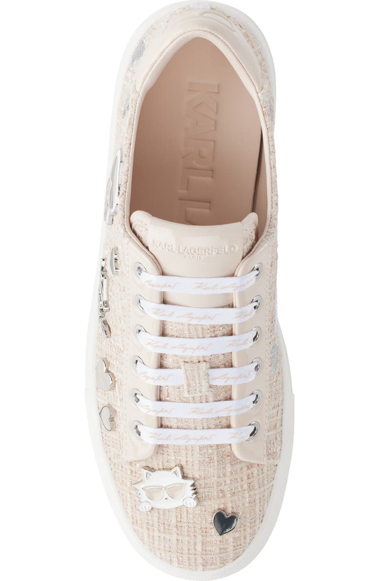 KARL LAGERFELD PARIS Cate Sneaker, Alternate, color, Beige