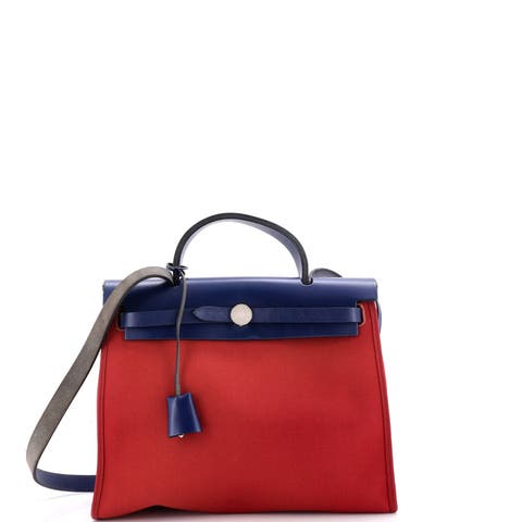Herbag Zip Leather and Toile 31