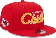 New Era Men's New Era Red Kansas City Chiefs Main Script 9FIFTY Snapback Hat