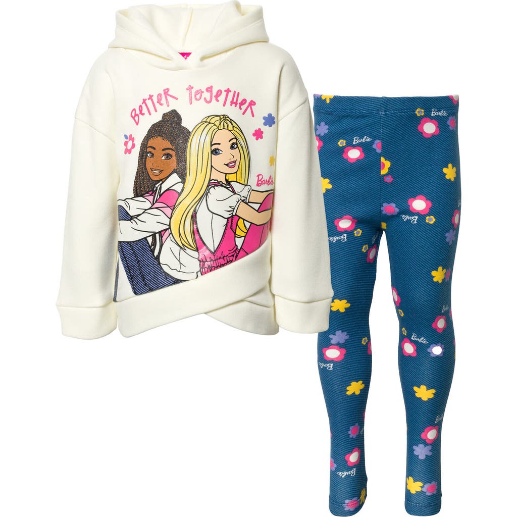 Barbie Hoodie & Leggings Set in Blue /White  product