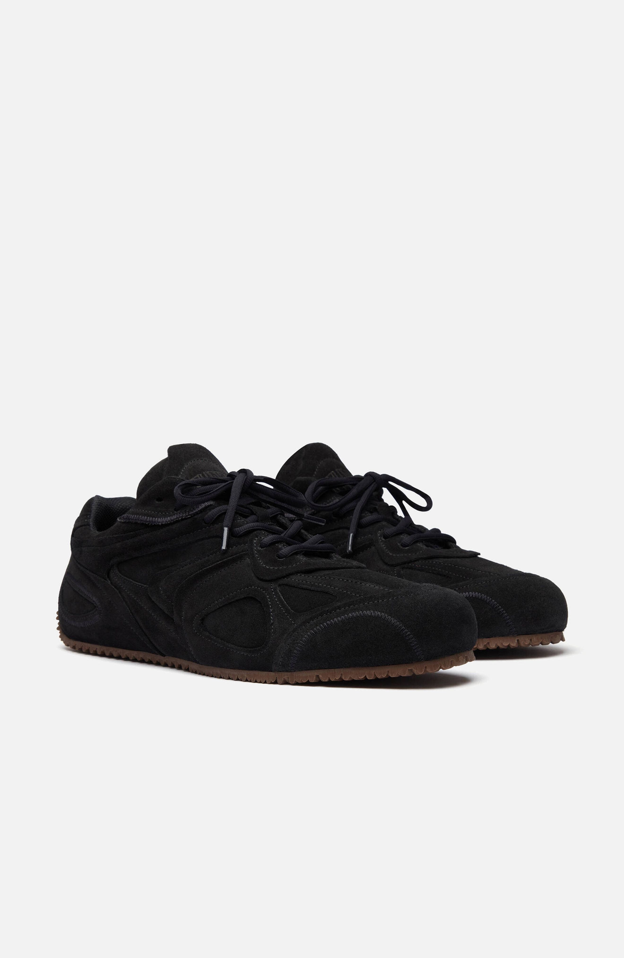 Axel Arigato Slow Suede Runner - Women's, Alternate, color, Black/Dark Gum