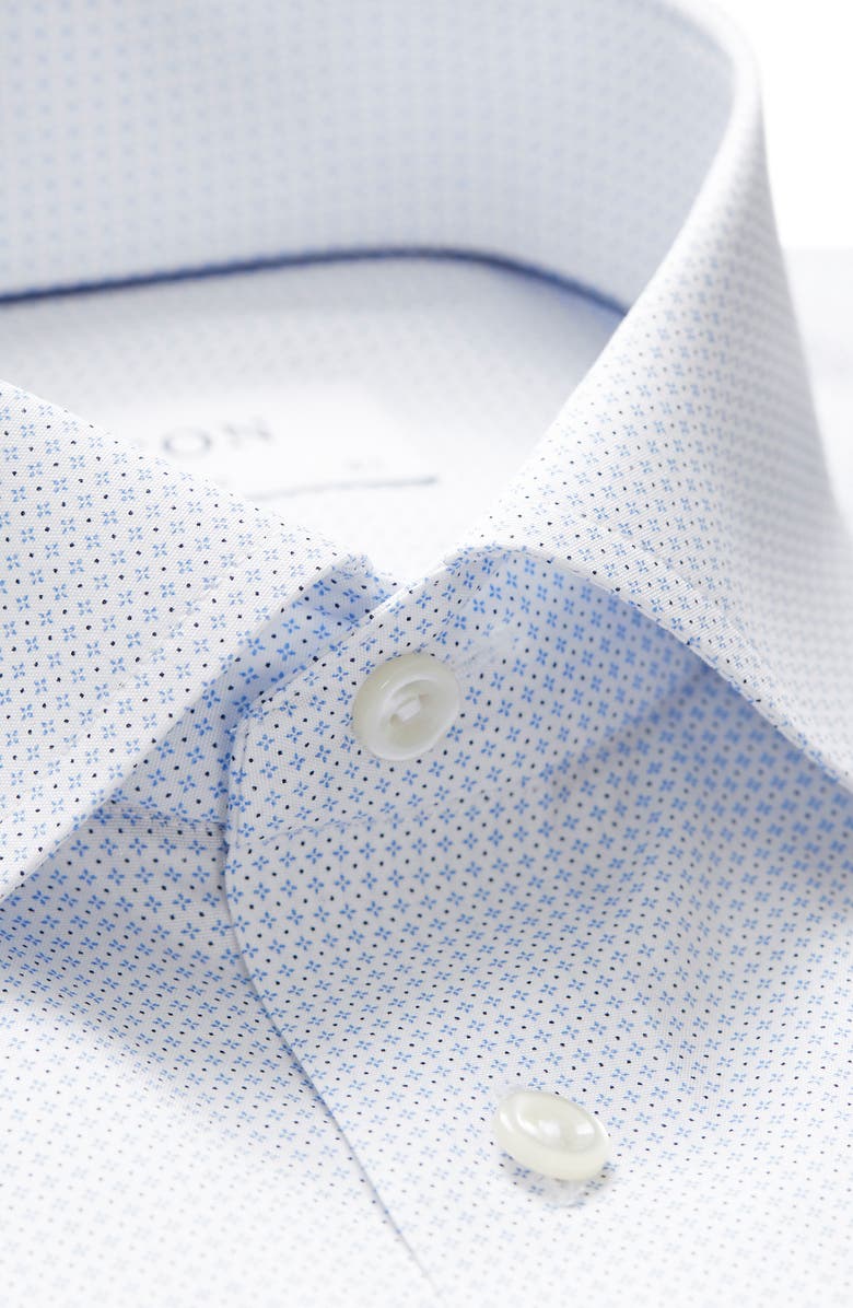 Eton Slim Fit Dot Print Dress Shirt, Alternate, color, 