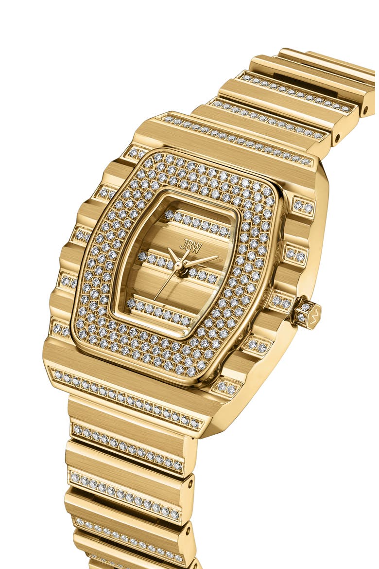 Echelon Bracelet Strap Watch, 34mm, Alternate, color, 18K GOLD