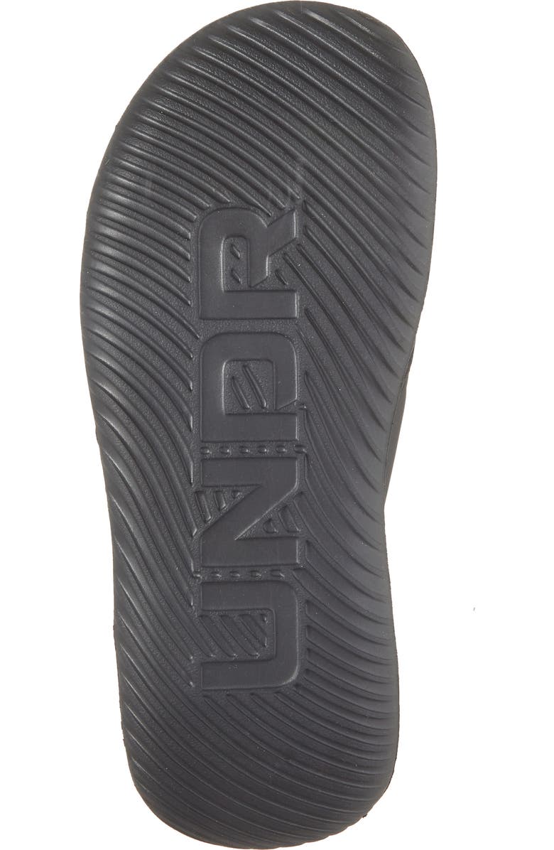 Under Armour Ignite Pro 8 Thong Toe Slide Sandal, Alternate, color, Black