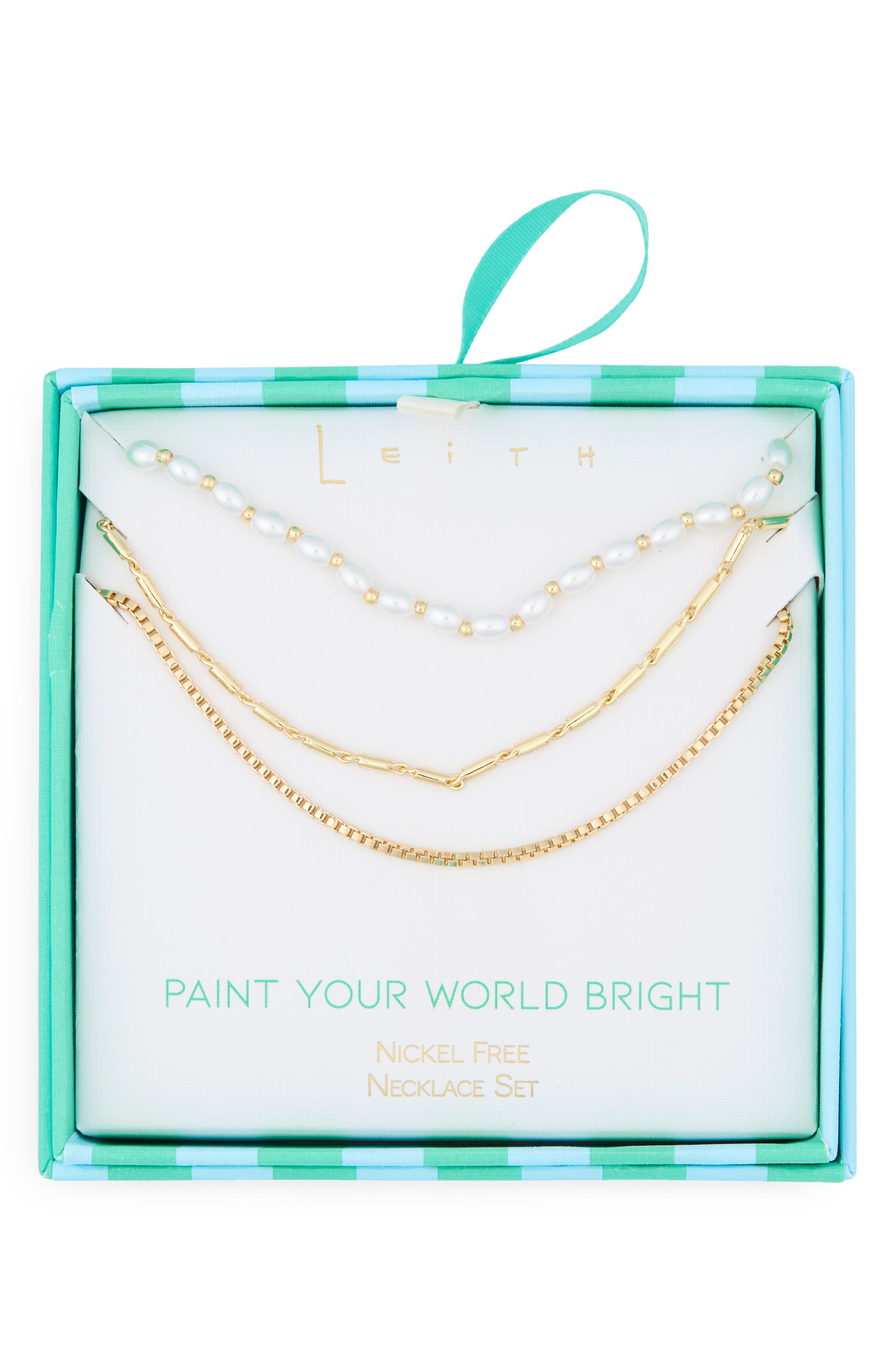 Leith Three Row Layered Necklace
