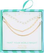 Leith Three Row Layered Necklace