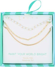 Leith Three Row Layered Necklace