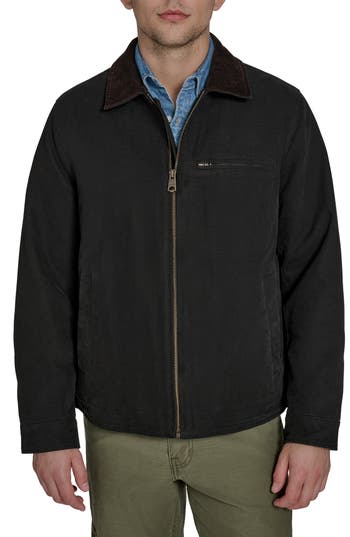 Levi's® Canvas Utility Jacket With Quilted Lining In Brown