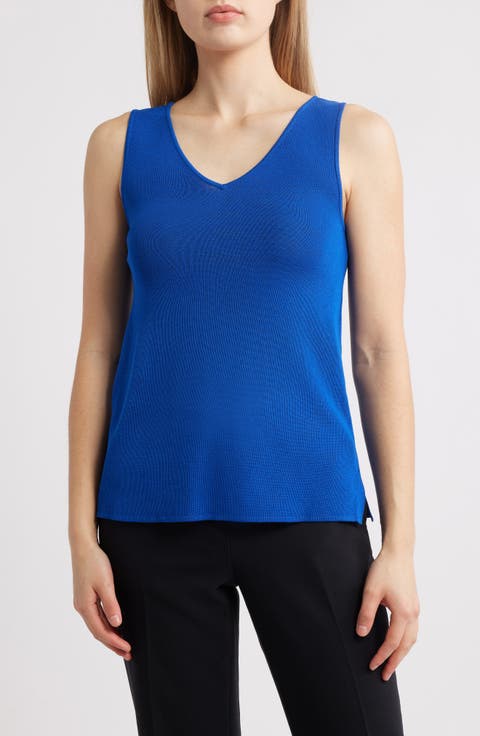 DOUBLE V-NECK TANK