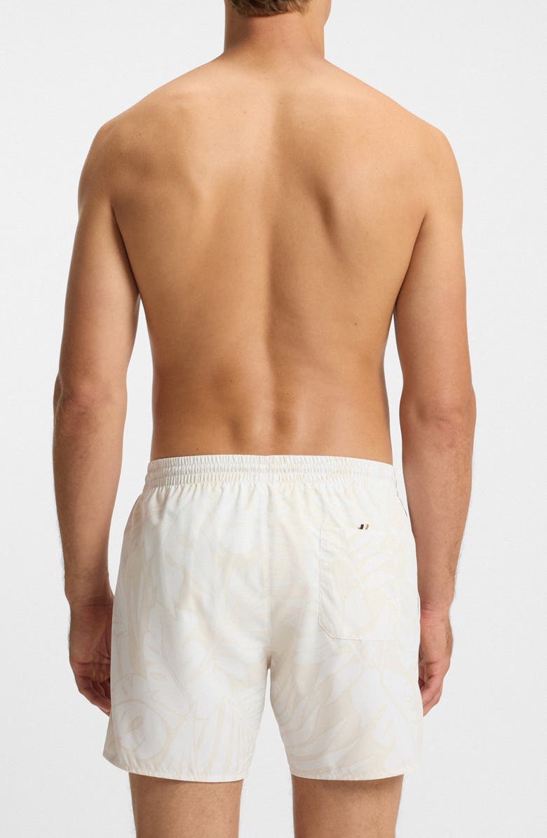 BOSS Pirhana Swim Trunks, Alternate, color, Natural