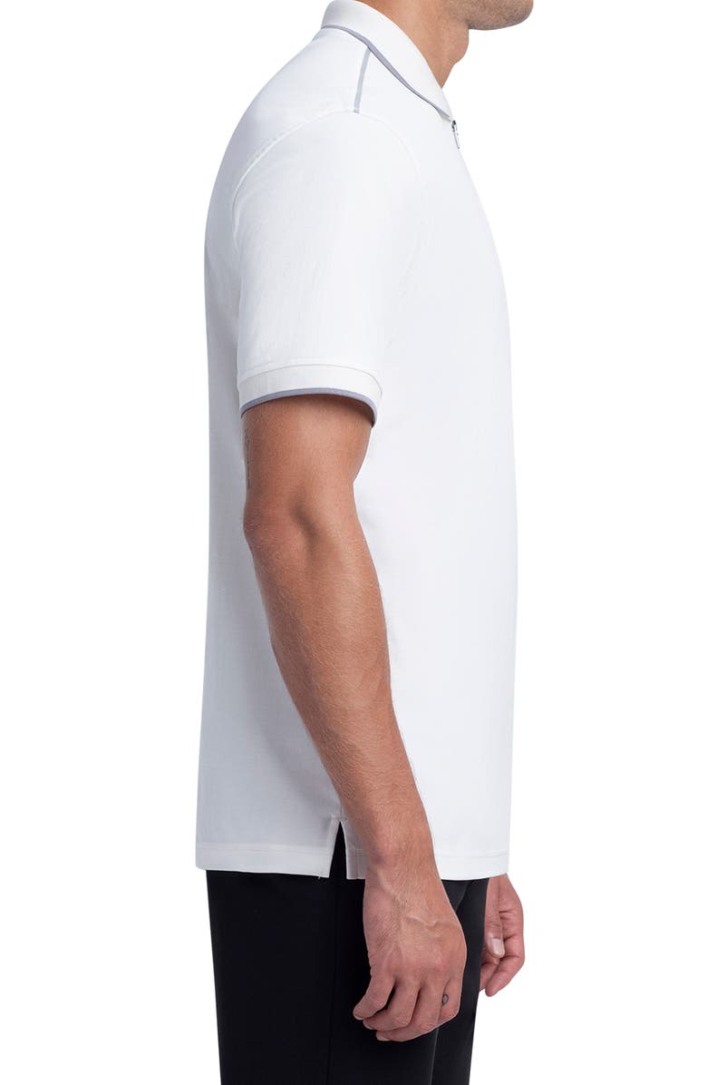 Bugatchi Zip Placket Polo, Alternate, color,