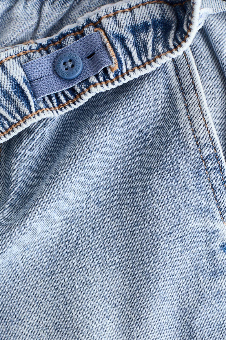 Denim Cargo Joggers, Alternate, color, Pale denim blue