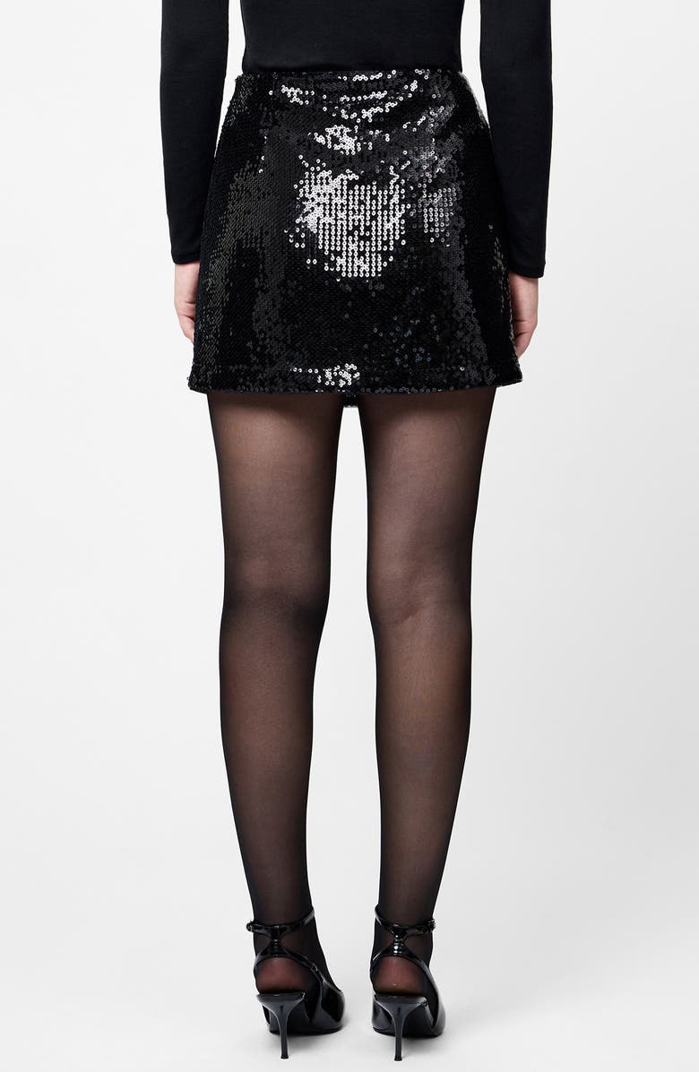 French Connection Sadie Sequin Miniskirt, Alternate, color, 