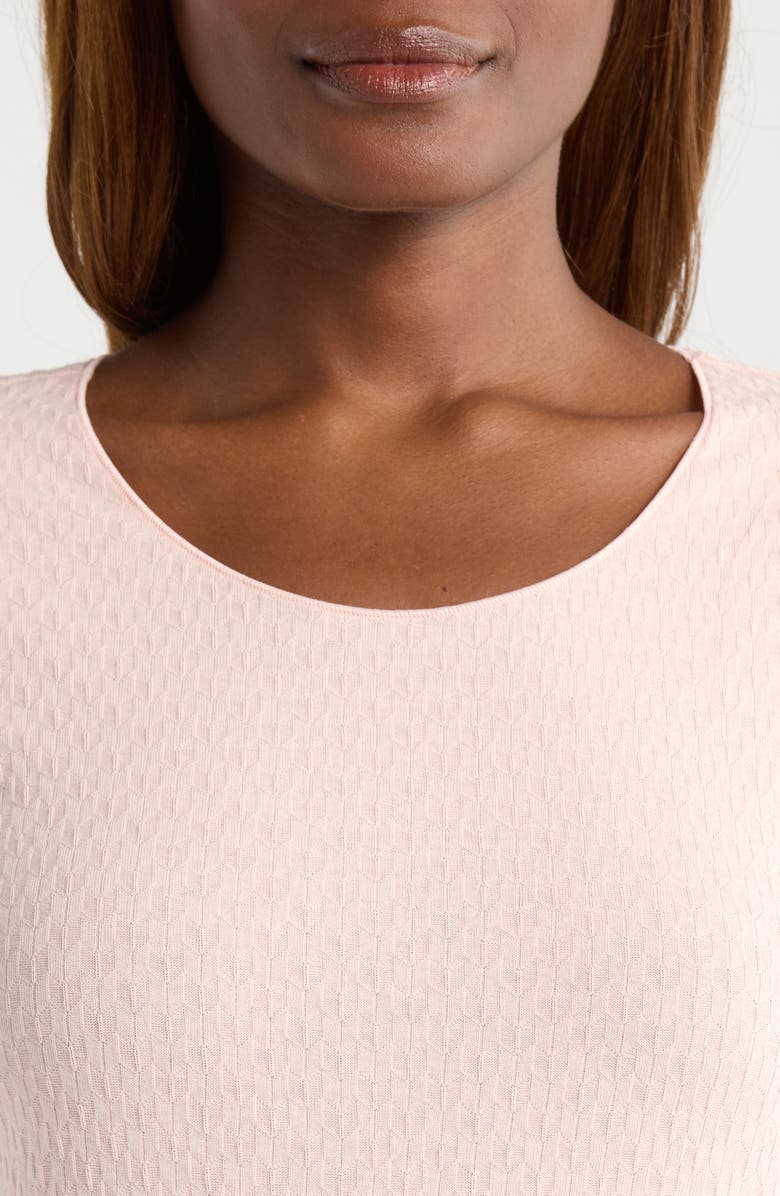 Emporio Armani Jacquard Knit Top, Alternate, color, Light Pink