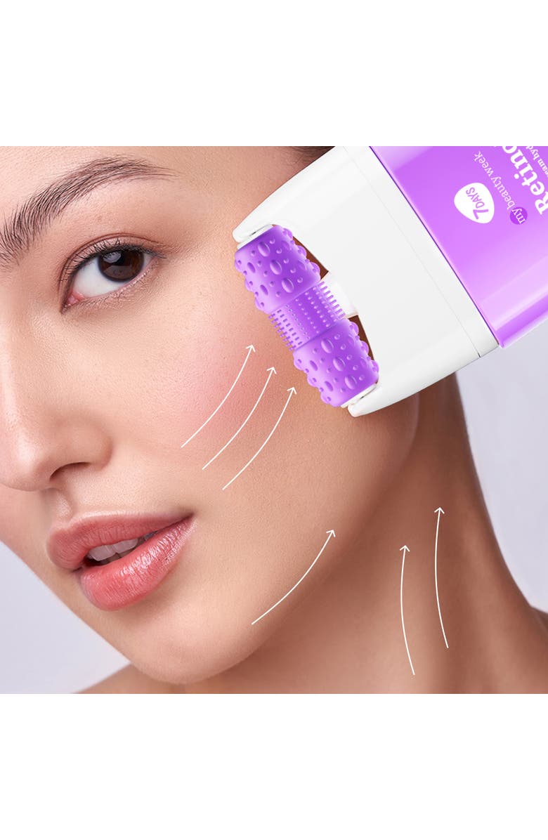 7DAYS Face moisturizer with Retinol for Firming & Lifting effect with 3D Massage Applicator, Alternate, color, White