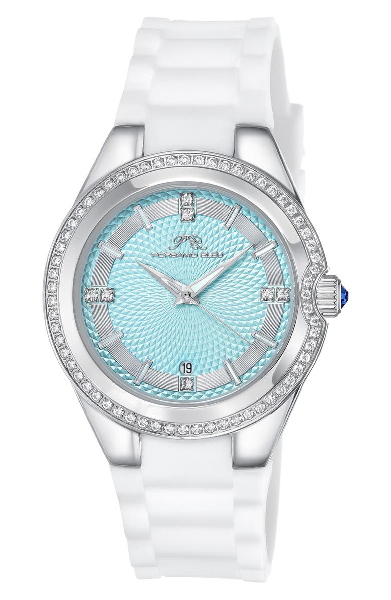PORSAMO BLEU Women's Guilia Luxury Interchangeable Band Stainless Steel Watch, 37mm, Alternate, color, 