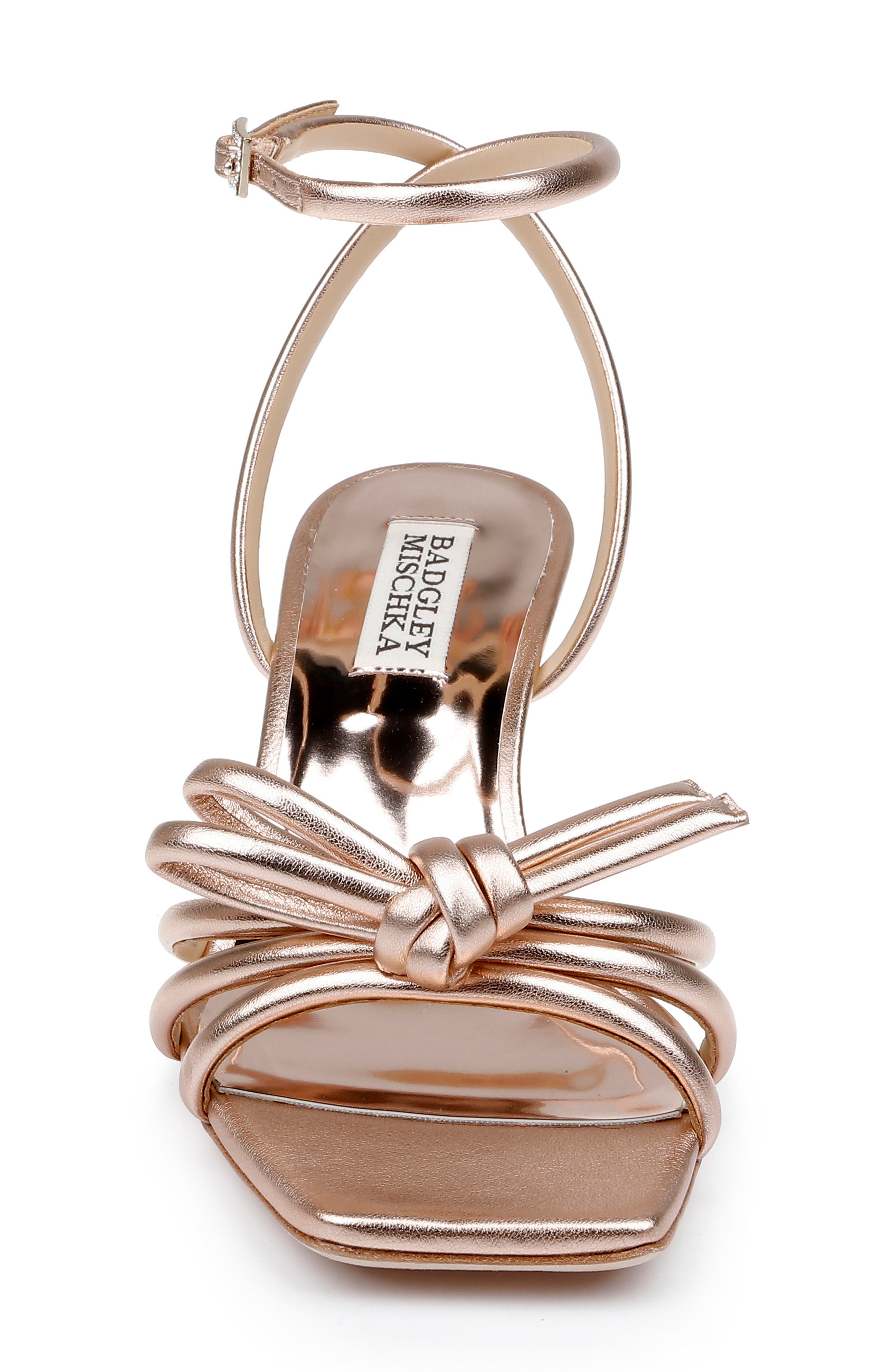 Badgley Mischka Collection Loyalty Ankle Strap Sandal, Alternate, color, Champagne