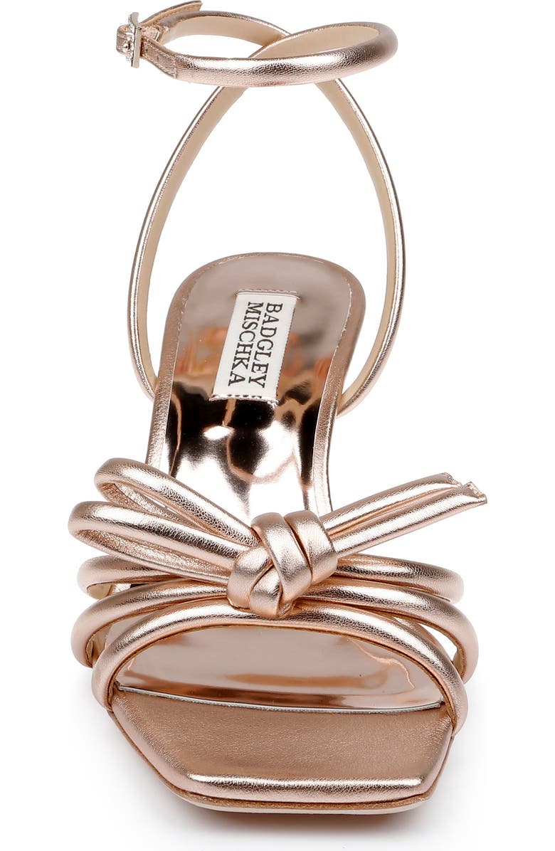 Badgley Mischka Collection Loyalty Ankle Strap Sandal, Alternate, color, Champagne