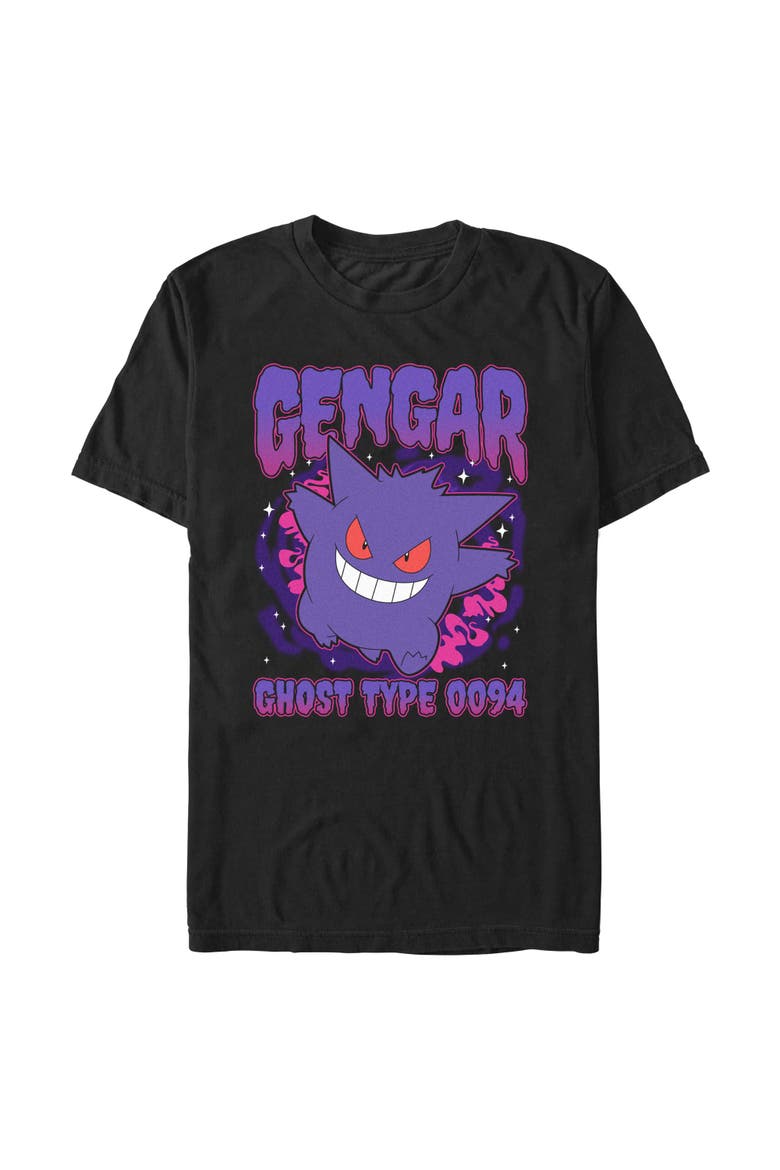 Men's Pokemon Gengar Ghost Type 0094  Graphic T-Shirt, Alternate, color, Black