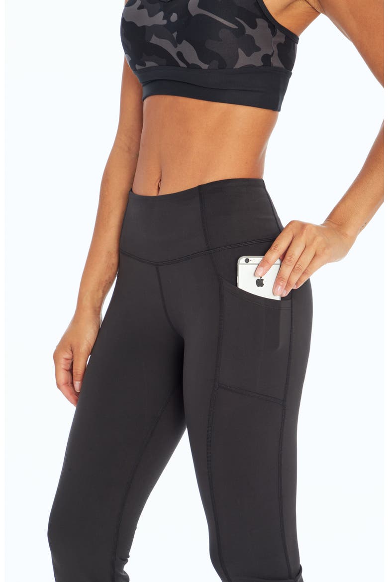 TC Side Pocket Yoga Pants, Alternate, color, METEORITE