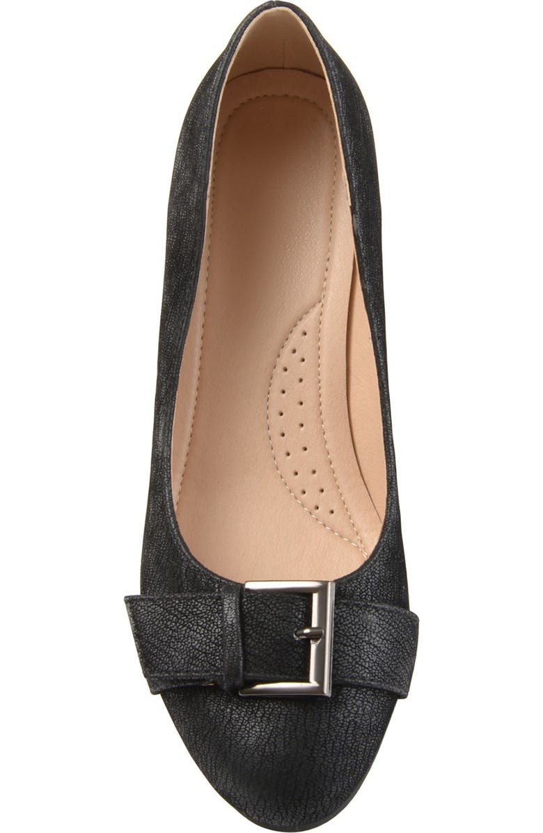 Journee Collection Graysn Wedge Pump, Alternate, color, Black