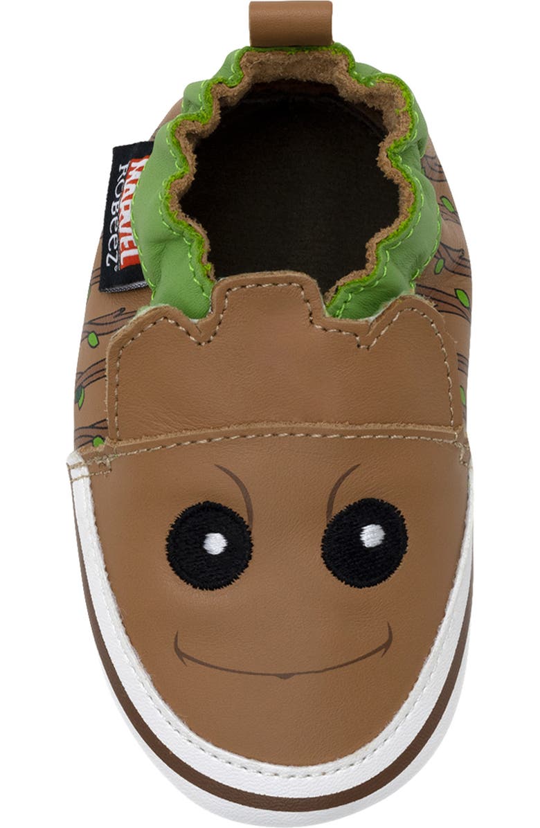 Robeez<sup>®</sup> x Marvel Groot Crib Shoe, Alternate, color,