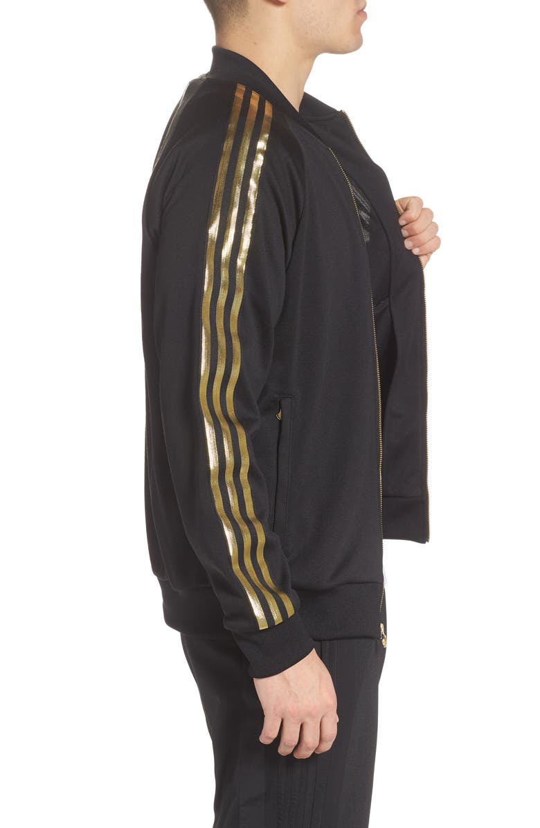 adidas Originals Superstar 24 Karat Track Jacket, Alternate, color, 