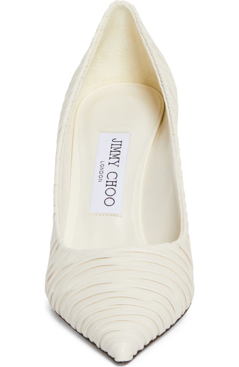 Jimmy Choo Love Ruched Pointed Toe Pump, Alternate, color,