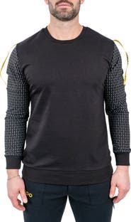 Maceoo Off Crewneck Long Sleeve T-Shirt