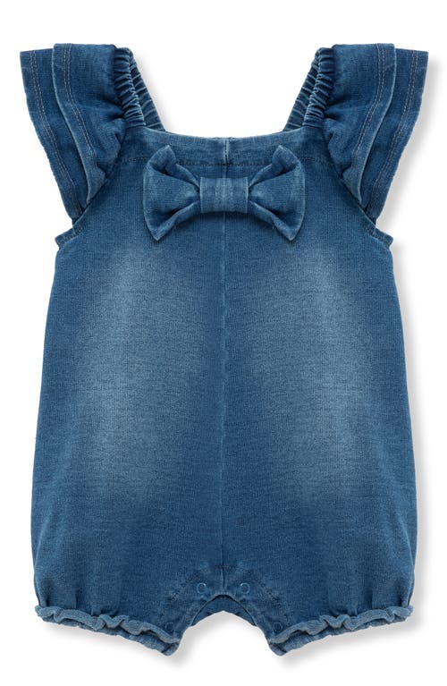 Shop Habitual Kids Ruffle Romper In Indigo