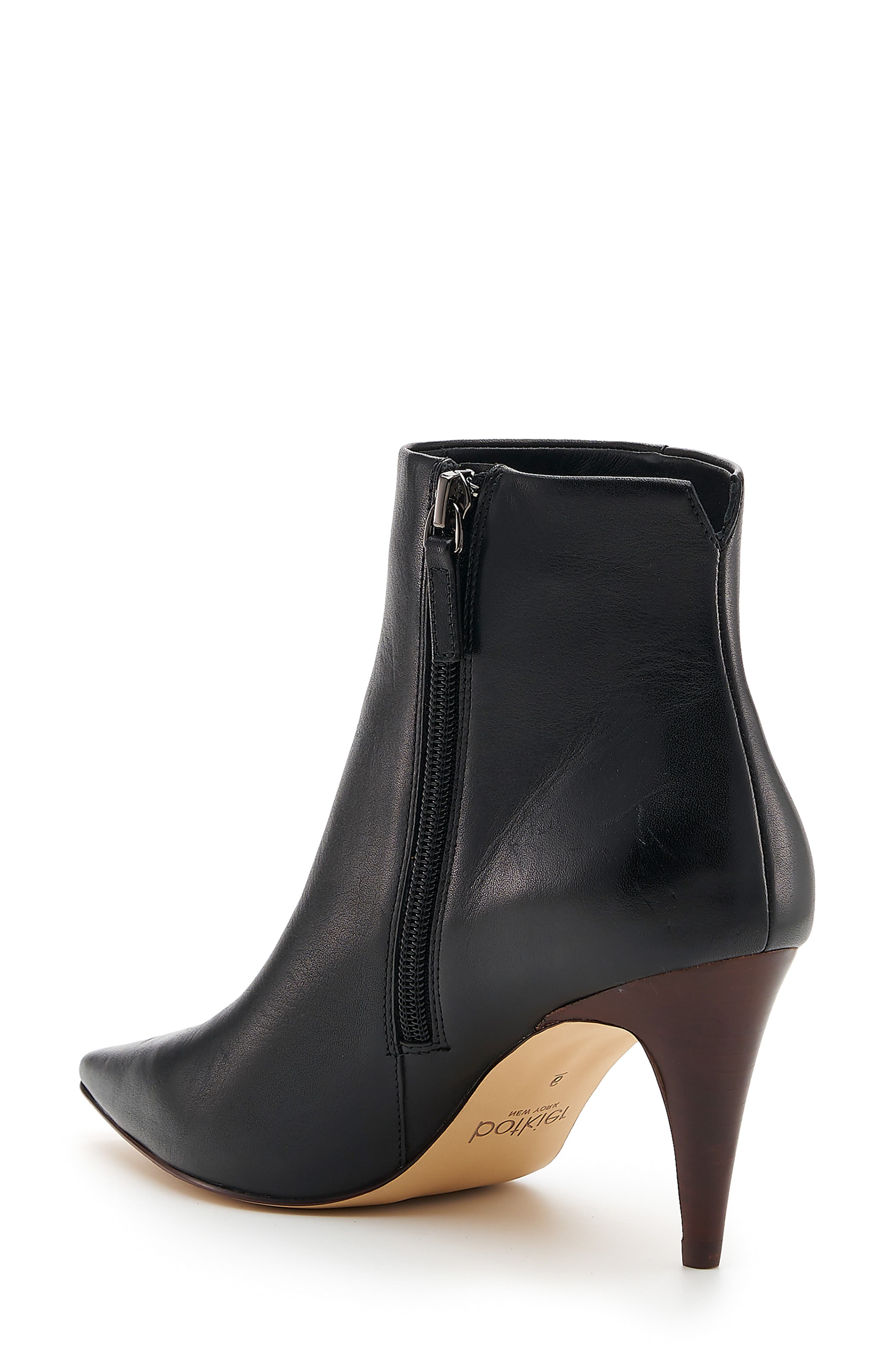 Teagan Bootie, Alternate, color, BLACK/ BLACK LEATHER