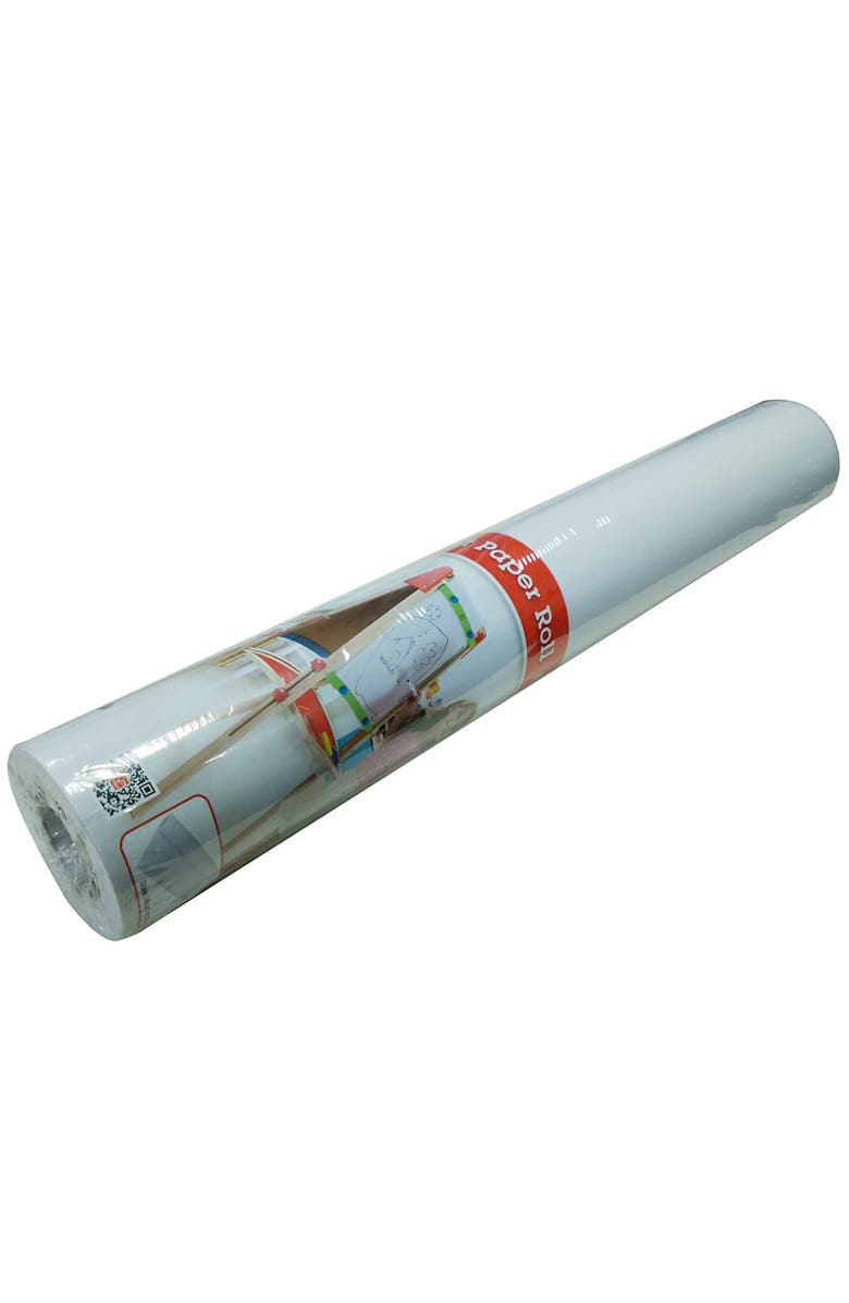 Hape Art Paper Roll 60 foot Refill, 15 Inch Wide, Alternate, color, White