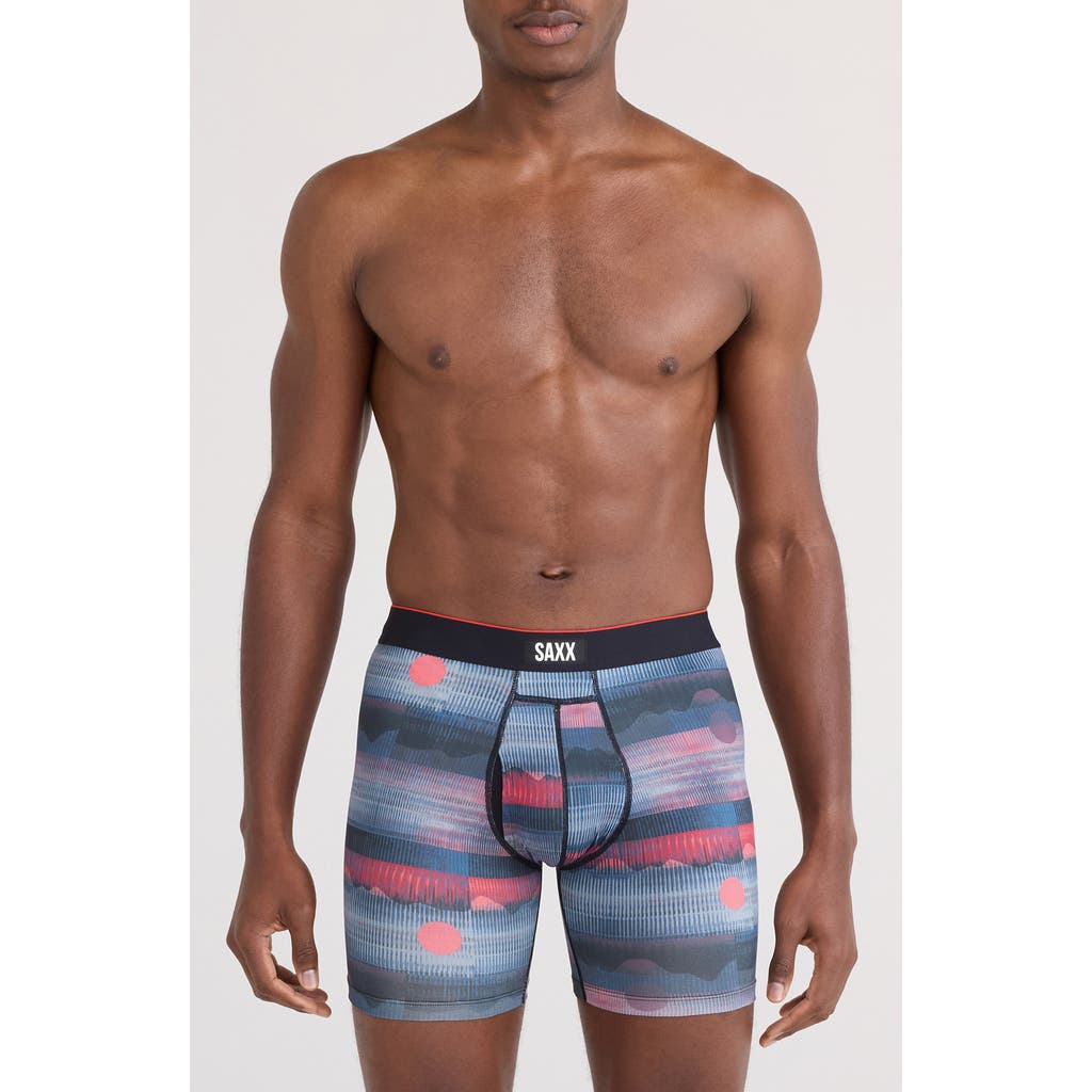 Saxx Multisport Mesh Boxer Briefs In Multi