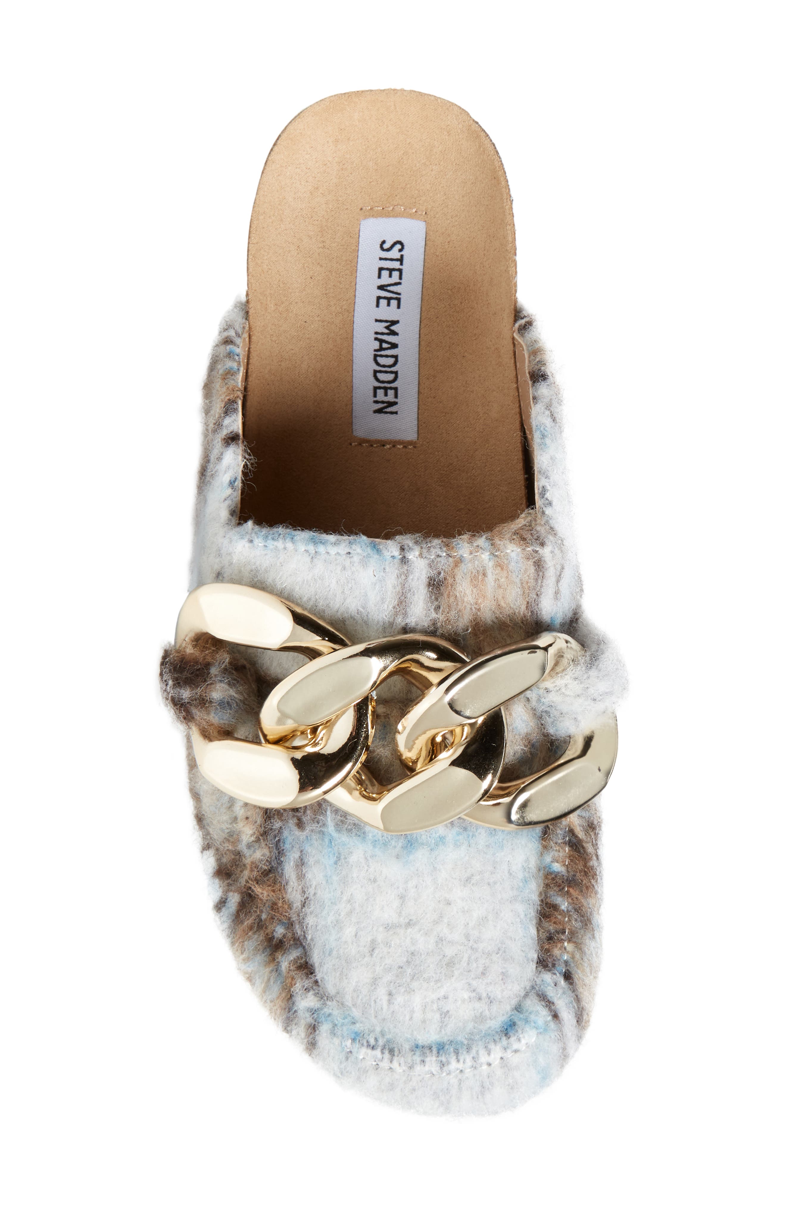 Study Mule, Alternate, color, WHITE MULTI FAUX FUR