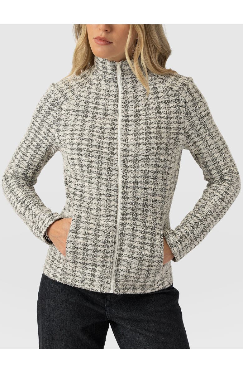 Saint + Sofia Keller Jacket, Alternate, color, Cream Boucle