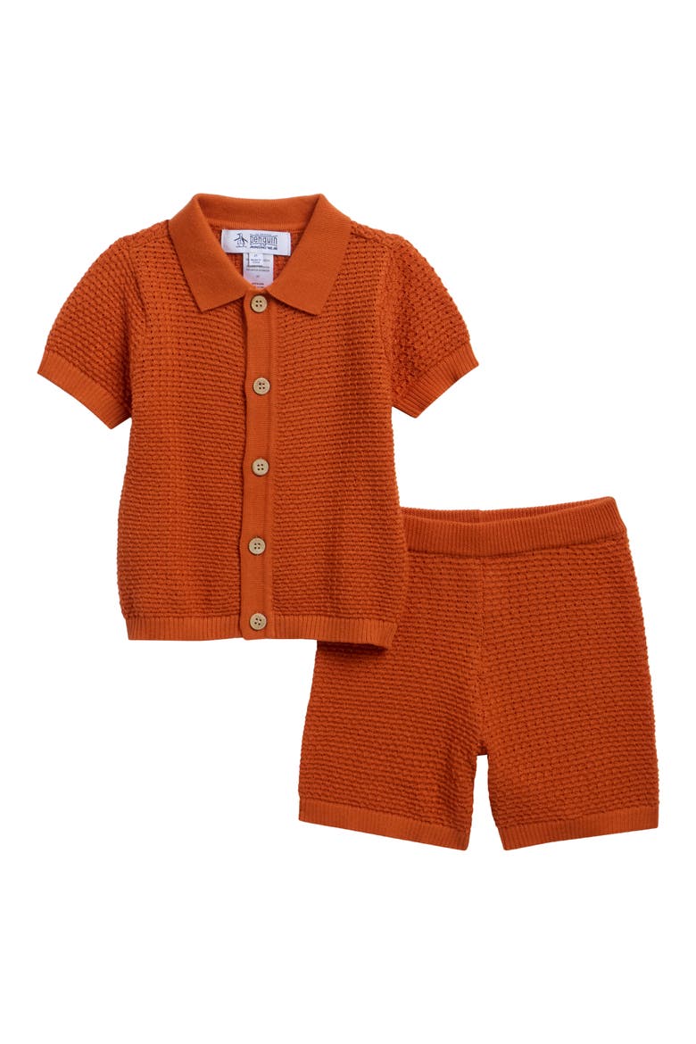 Polo Sweater & Shorts Set, Main, color, MANGO