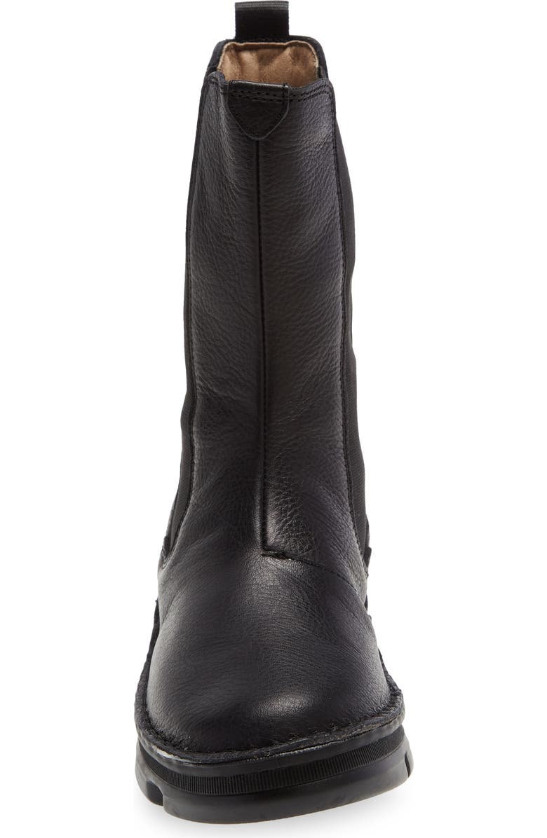 On Foot Wedge Chelsea Boot, Alternate, color, Black