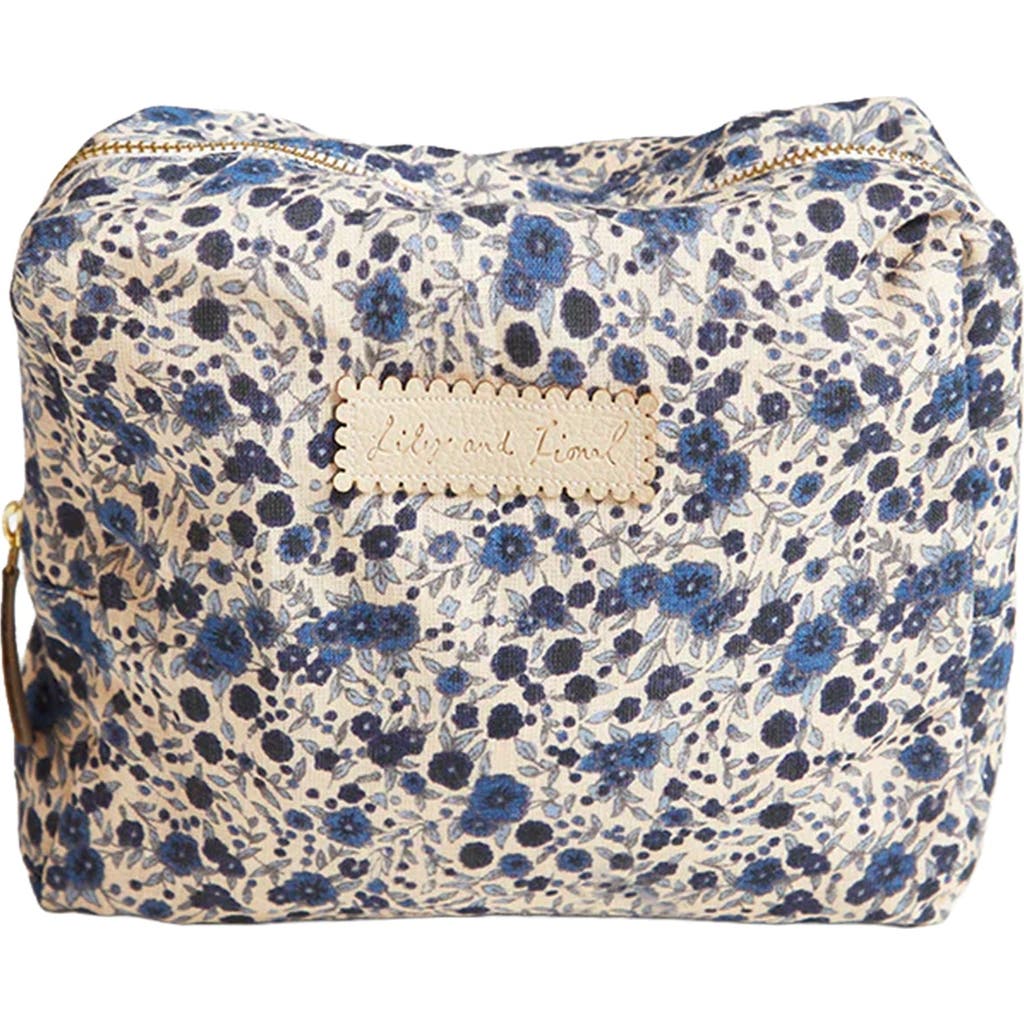 Lily And Lionel London Print Wash Bag In Multi