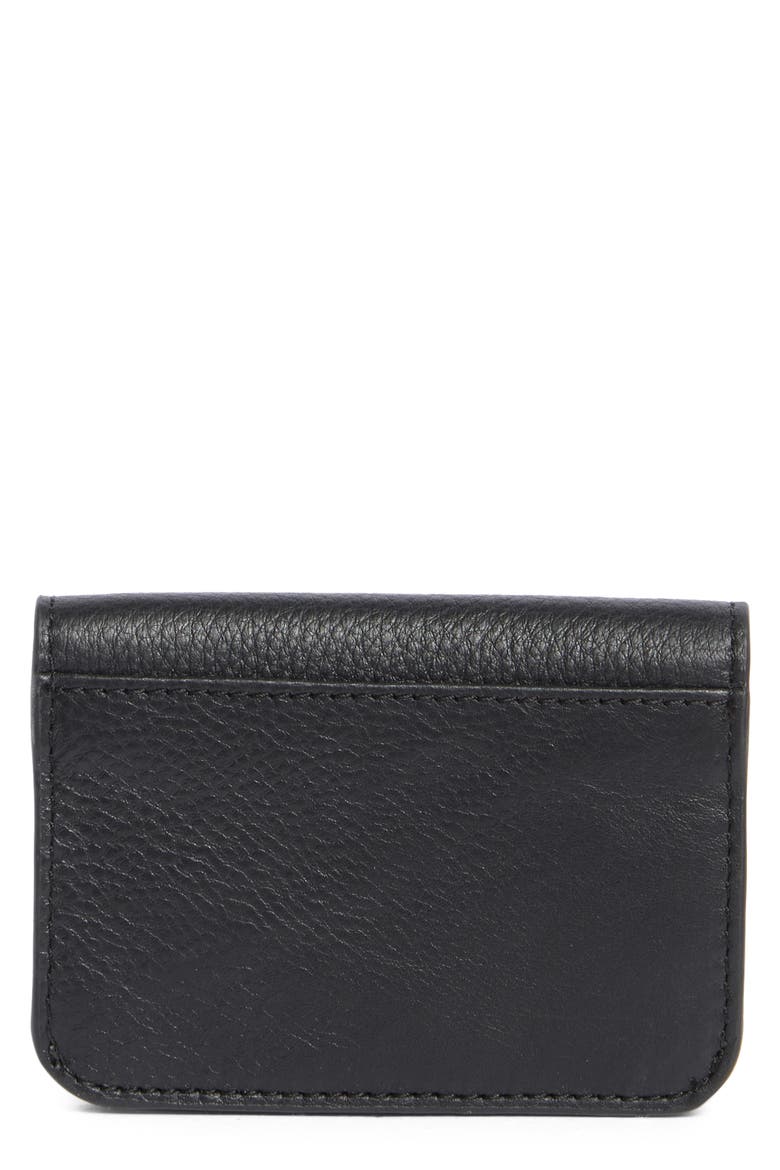 Essentials Mira Bifold Card Case, Main, color, BLACK