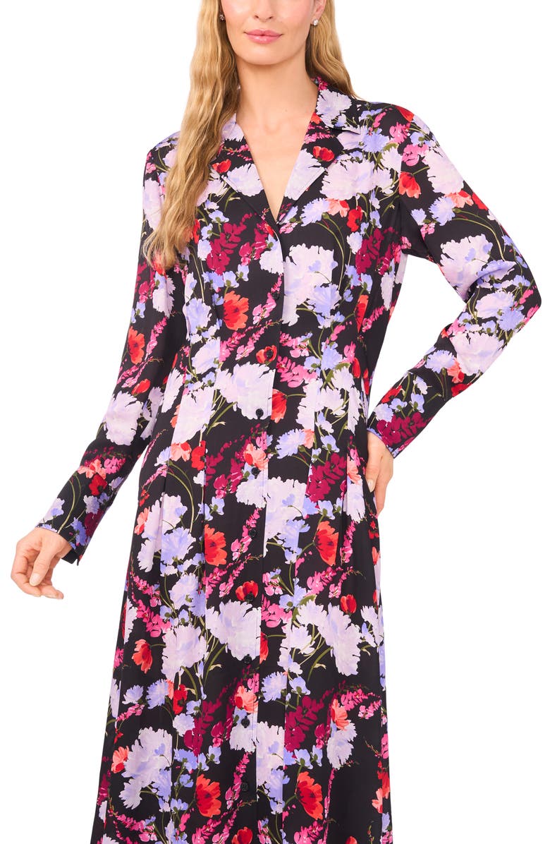 Ted Baker Marella Long Sleeve Shirtdress, Alternate, color, Rich Black
