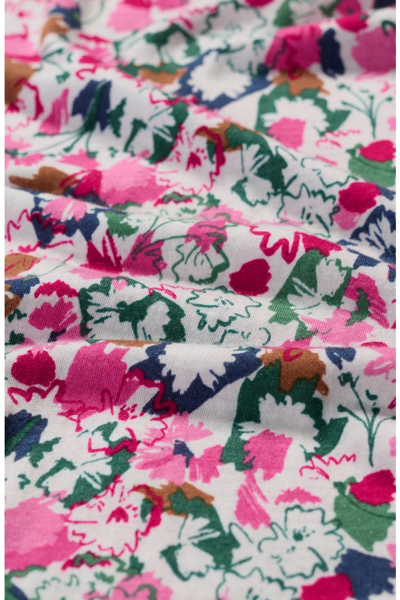 Misty Sky Organic Cotton Blend Shirt, Alternate, color, BLOSSOM SKETCH CHALK
