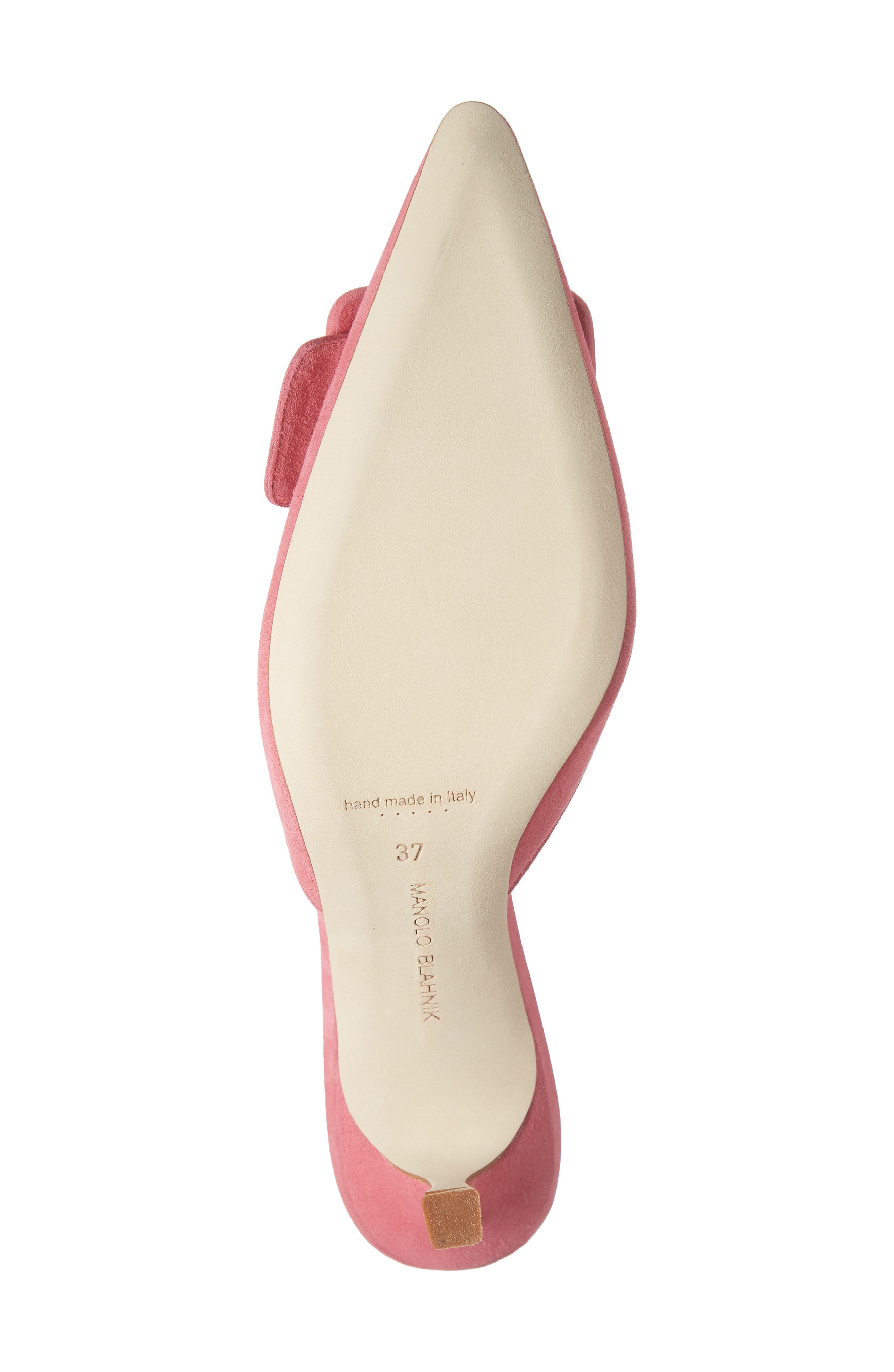 Manolo Blahnik Maysalebi Buckle Pointed Toe Mule, Alternate, color, 