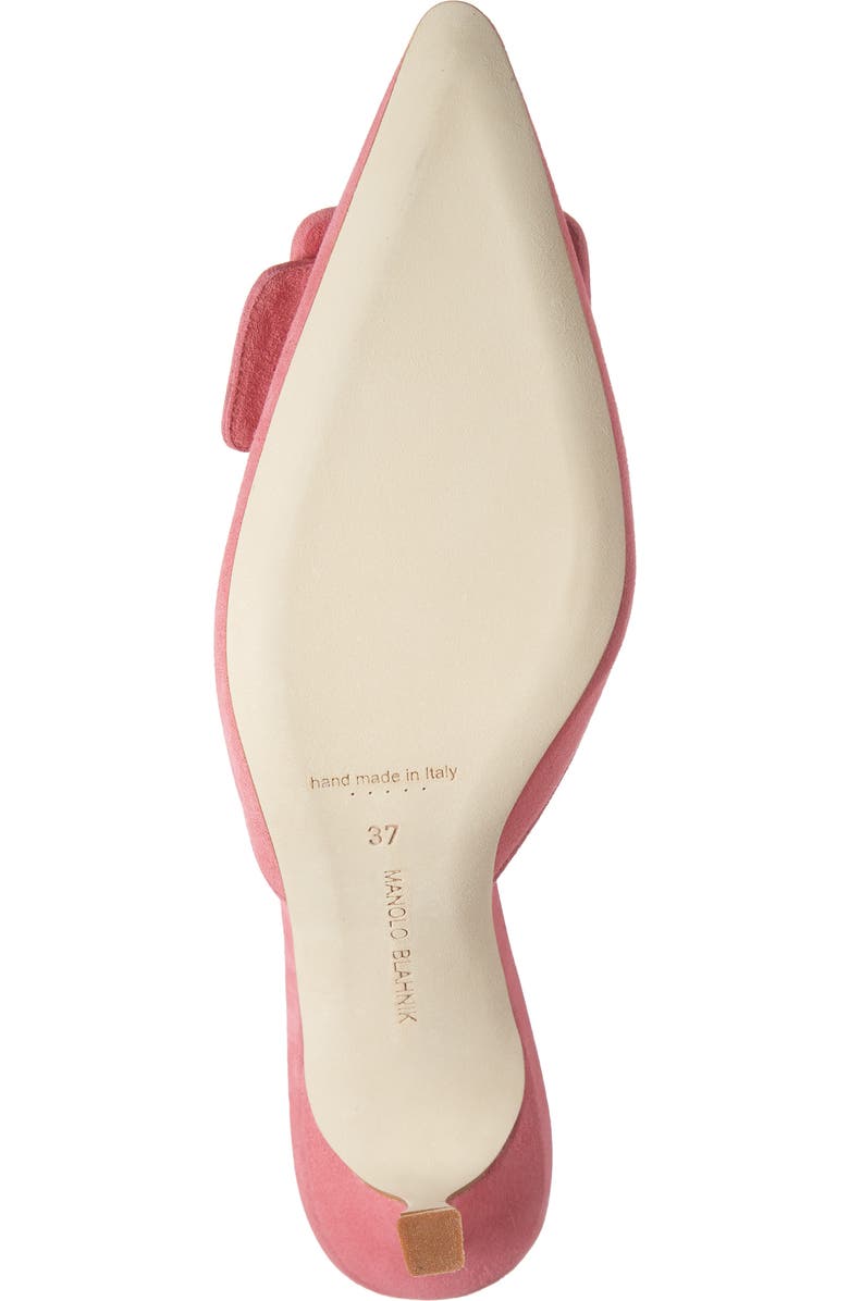 Manolo Blahnik Maysalebi Buckle Pointed Toe Mule, Alternate, color,