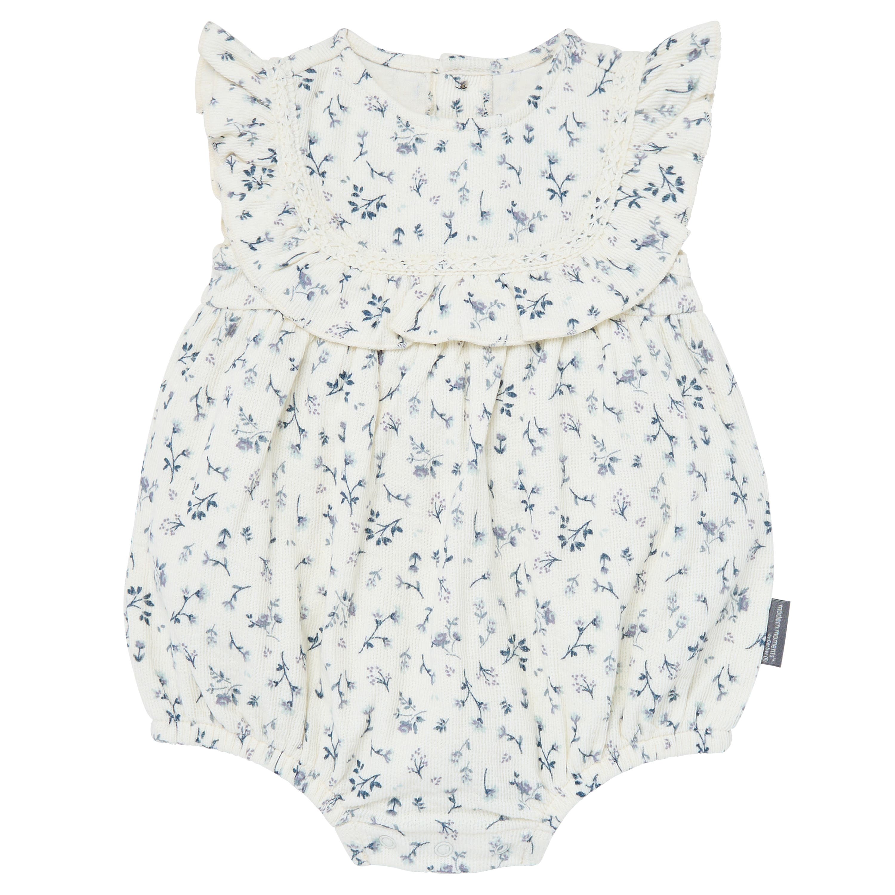 Ivory Blue Ditsy