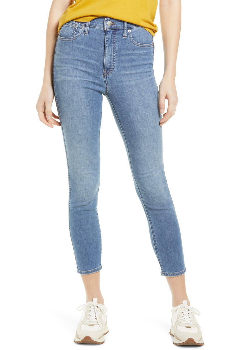 Madewell 10" High Rise Skinny Crop Jeans, Main, color,